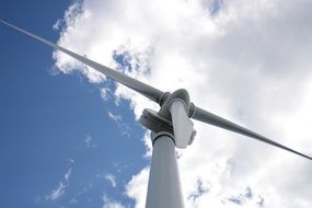 wind turbine creates energy