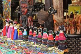 colorful crafts close up