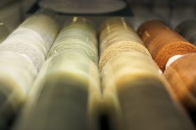 sewing threads in brown range