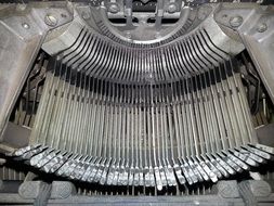 Metal Antique Typewriter