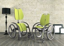 industrial design of the wheelchair