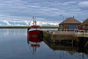 Picture of Fishing Boat in a port