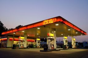 refueling in the evening
