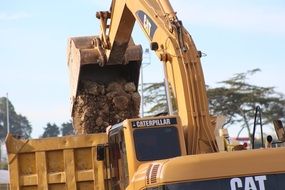 heavy machines on construction jobs