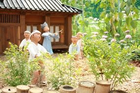 korea history in clay sculptures