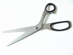 household scissors on a white background