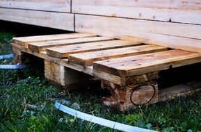 factory wooden pallet
