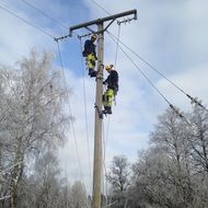 Climbing Electric Lines