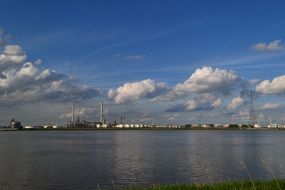 The Water Of The Scheldt In Antwerp, Belgium