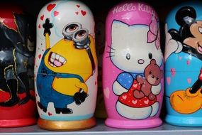 Matryoshka with a children's theme
