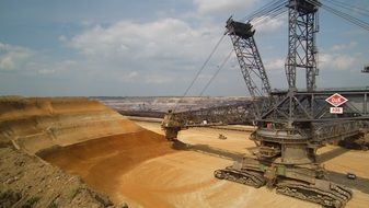 open pit bucket excavators