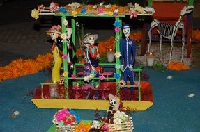 mexican decoration during the Mexican Day of the Dead