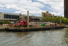 Dock Barge Industrial