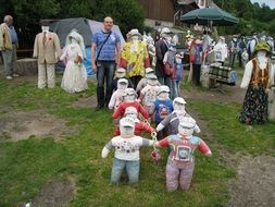 master near the dolls