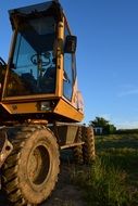 free cabin of Excavator
