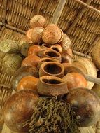 handmade straw baskets