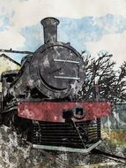 locomotive as a work of art