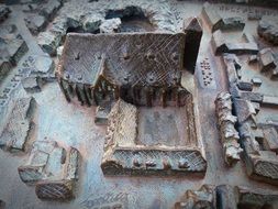 miniature bronze model of Verdener Dom