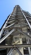 industrial elevator close up