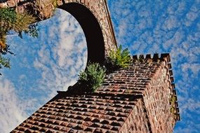 medieval fortress in Palatinate forest