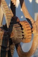 rusty gear machinery