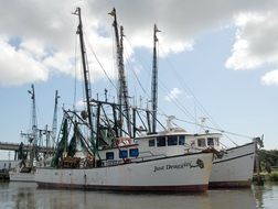 Commercial Fishing Boat Nets
