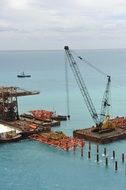salt extraction in the open sea