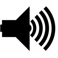 black sound symbol