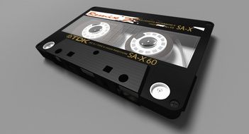 tape cassette with magnetic tape