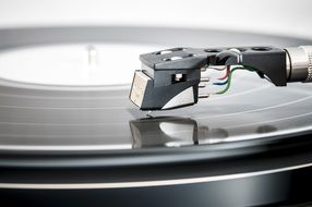 Photo of recording turntable