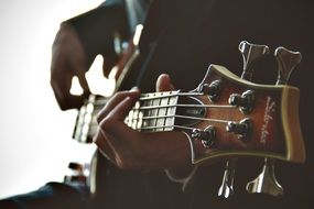 Guitar Playing silhouette