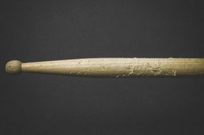 wooden drumstick close up