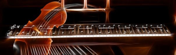 Violin Piano Keys