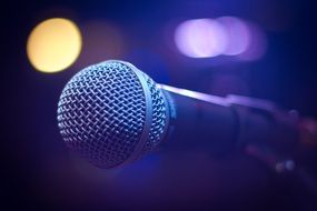 Microphone in bokeh