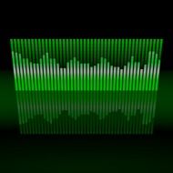 green audio equalizer