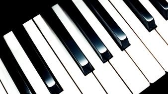 Music Instrument, Piano, Keys, diagonal view