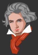 Beethoven computer portrait