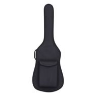 gray guitar case at white background