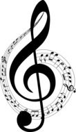 musical sign treble clef