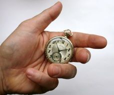 Pocket Watch in male hand