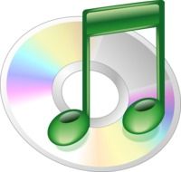 CD and music note