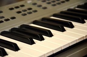 piano keys for music