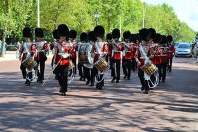 military guard music ceremony in London