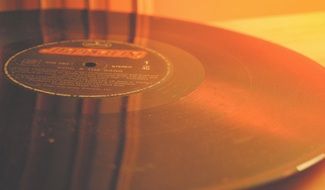 vinyl music record
