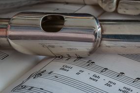 musical instrument on notes