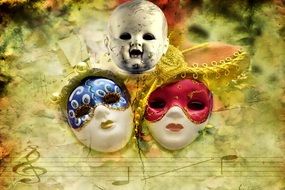 Doll Music Mask