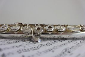 sheet music for flute