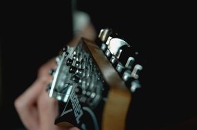 man playing guitar