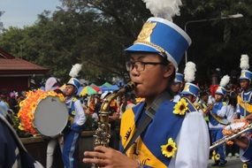 bright brass Band on Fiesta