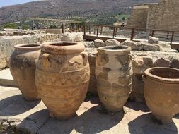 Antiquity things in the temple